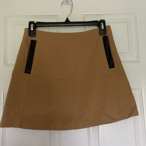 Asos tan mini skirt